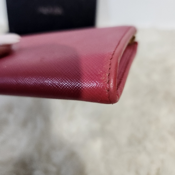 Prada peonia pink   saffiano leather zip around wallet with box - Picture 17 of 17